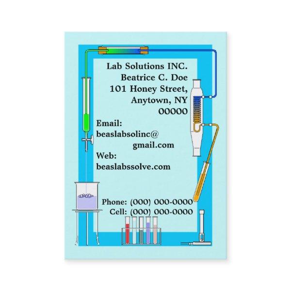 CHEMISTRY LAB TEST TUBES BEAKER