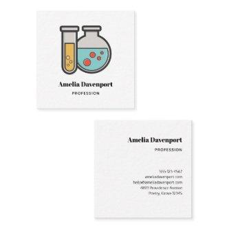 Chemistry Test Tube and Beaker Square