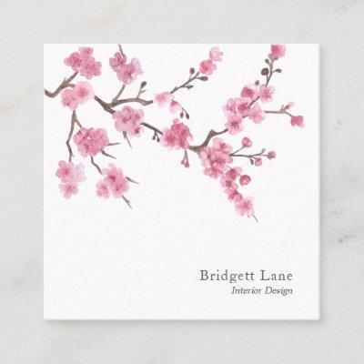 Cherry Blossom Bloom | Pink Square