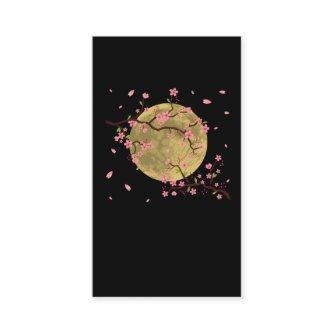 Cherry Blossom Moon Japanese Sakura Tree