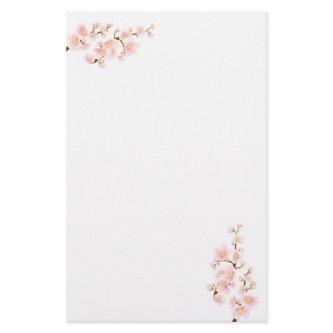 Cherry blossom tree branch Stationery