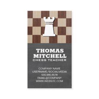 Chess Board and Rooks | Chalkboard