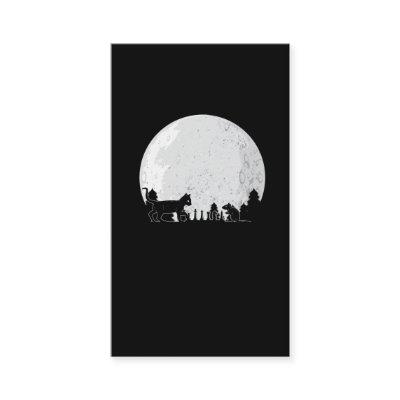 Chess Board Player Cat Mouse Full Moon