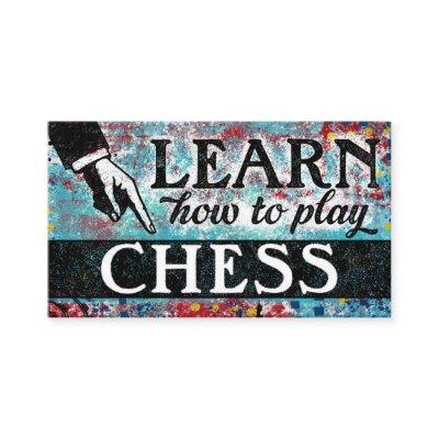 Chess Lessons  - Blue Red