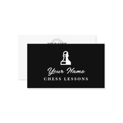 Chess lessons teacher  template