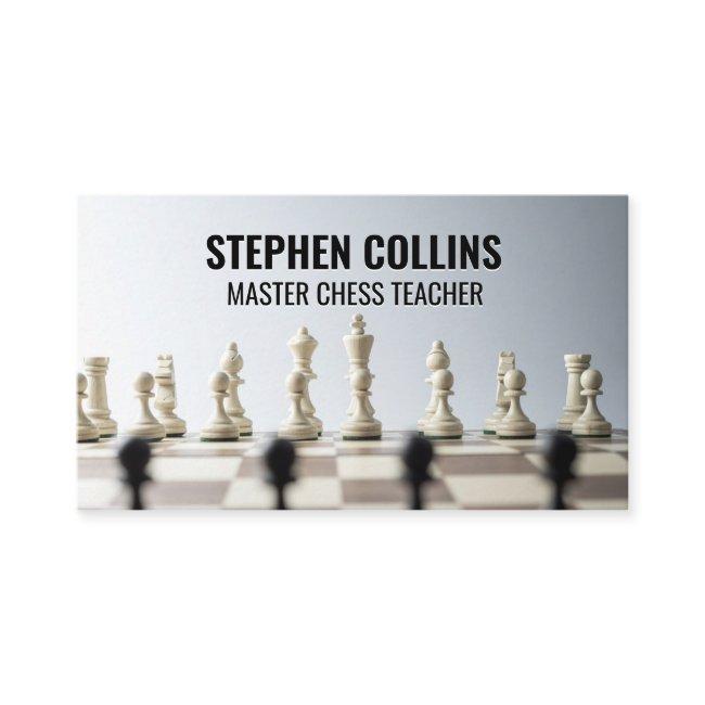 Chess Pieces on Board