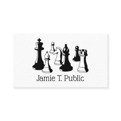 Chess Pieces Vintage Art #2