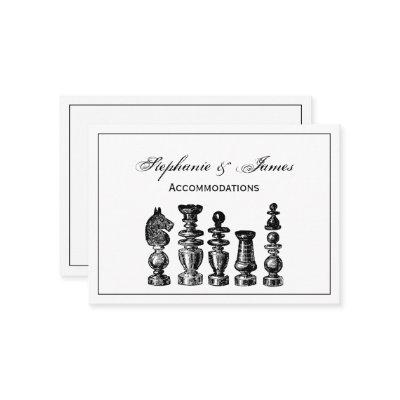 Chess Pieces Vintage Art