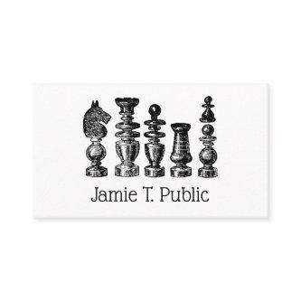 Chess Pieces Vintage Art