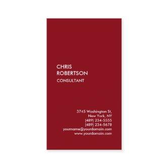 Chic black red vertical unique