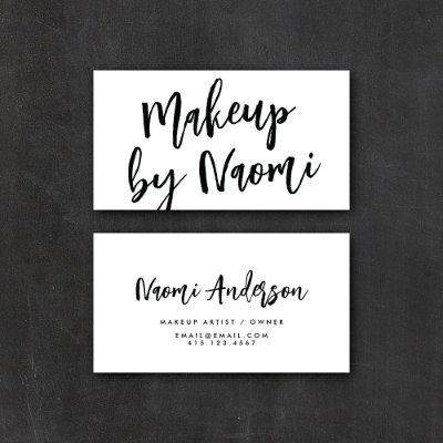 Chic Black & White Modern Calligraphy Script