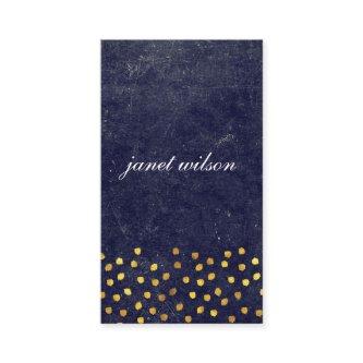 chic blue texture with golden spot pattern