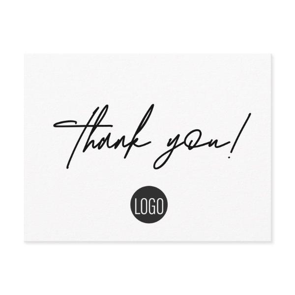 Chic Business Customer Appreciation Handlettering Postcard