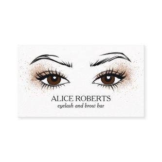 Chic Eyelash extension Brow Bar make up artist