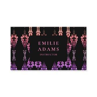Chic Girly Pink and Purple Ornamental