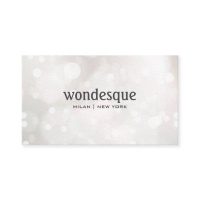 Chic Glitter Silver White Bokeh event planner