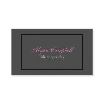Chic Grey Professional Classical Handwriting