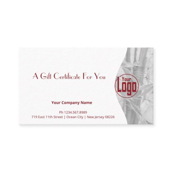 Chic Life Coach QR Code Image Gift Certificate
