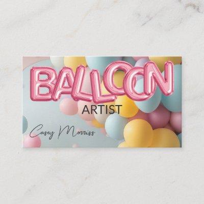Chic Modern Balloon Artist