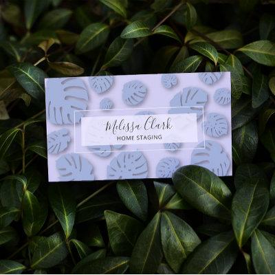 Chic Modern Monstera Leaf Tropical Pattern