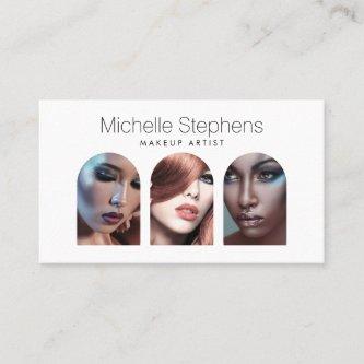 Chic Modern Photo Trio for Makeup Artists White