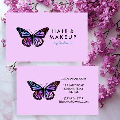 Chic Monarch Butterfly Elegant Watercolor Lilac
