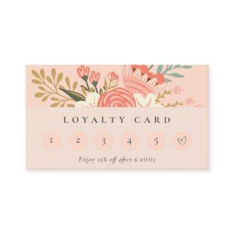 Chic Peach Orange Blush Ambrosia Floral Loyalty
