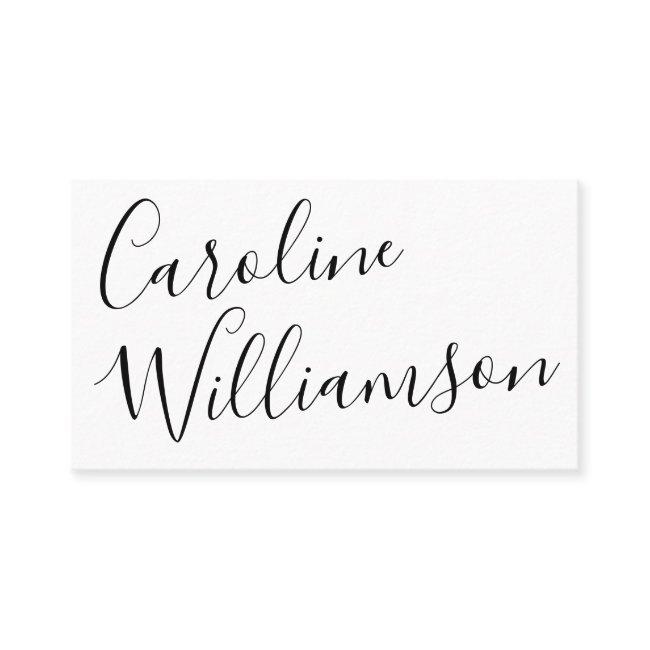 Chic Script Calligraphy Elegant Modern Monogram