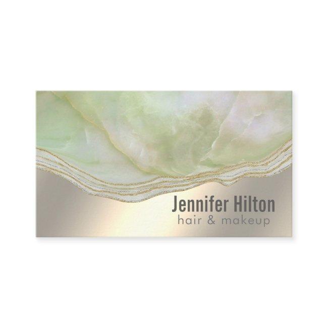 Chic trendy agate geode professional gold foil