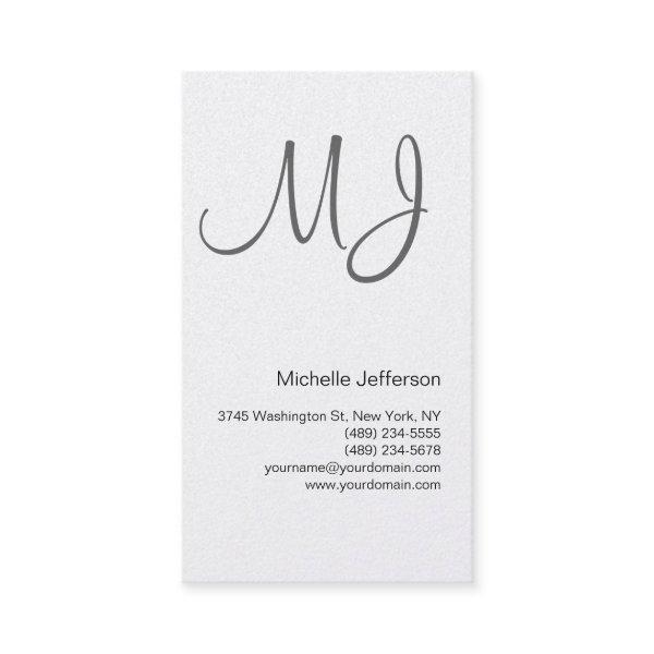 Chic Unique Monogram