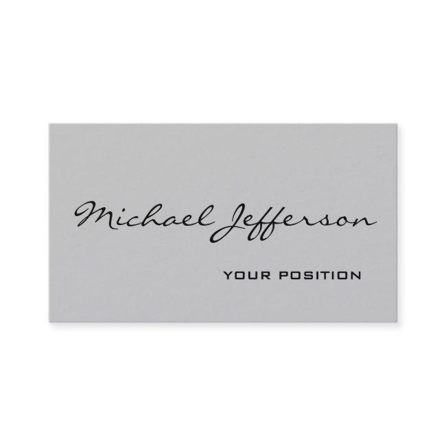 Chic Unique Script Grey