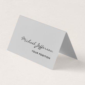 Chic Unique Script Grey