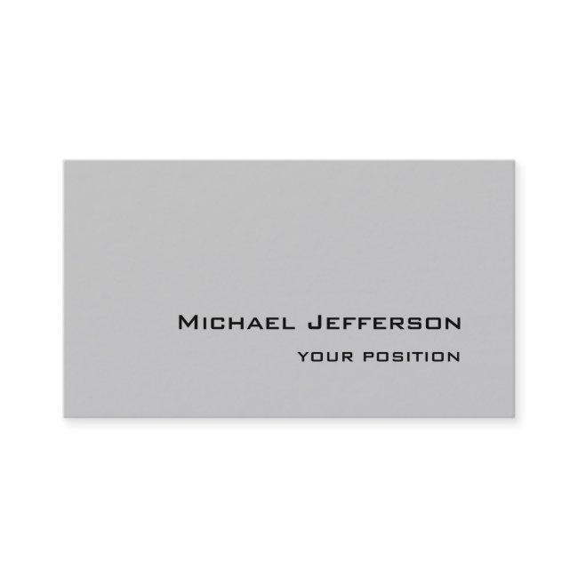 Chic Unique Script Grey Minimalist Modern