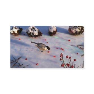 Chickadee Winter Bookmarks