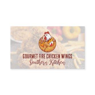 Chicken and Peppers Logo | Fried Chicken
