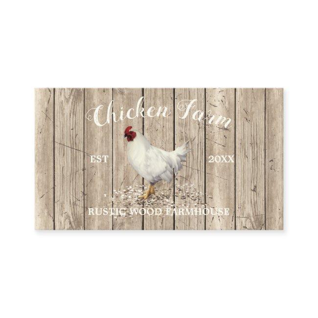 Chicken Farmhouse Wood Rustic Egg