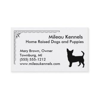 Chihuahua Black White Silhouette Pet