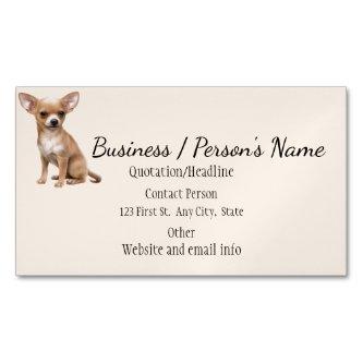 Chihuahua Dog Pet Animal Logo Animal Custom  Magnet