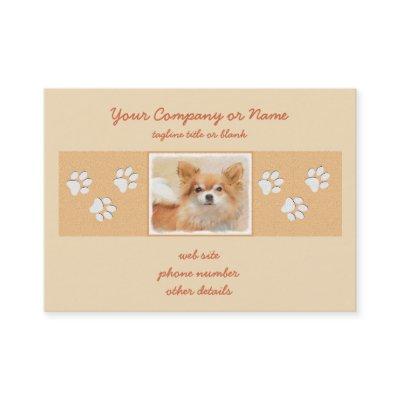 Chihuahua Long-Haired Dog Painting Original Art