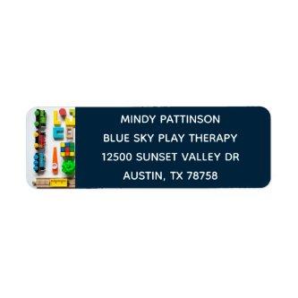 Child Play Occupational Therapist Return Address Label
