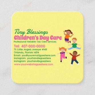 Childcare Daycare Babysitting Services Square