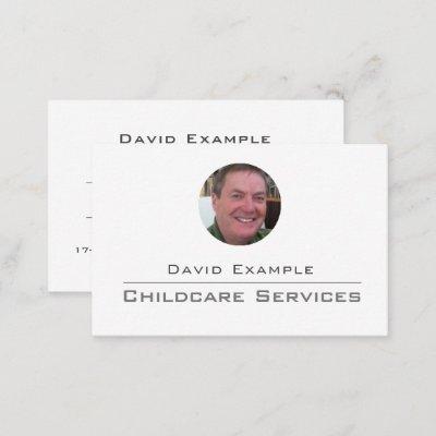 Childcare Services with Photo of Holder