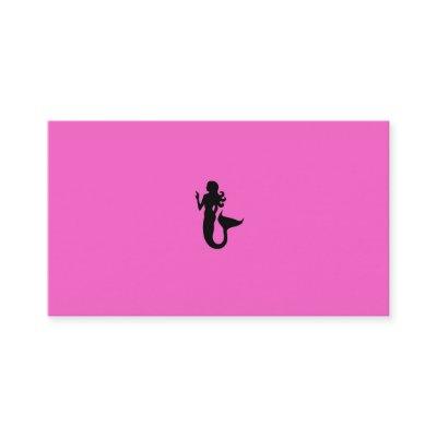 Children's Swim Instructor_Mermaid-themed biz card