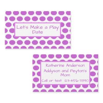 Child's Play Date Polka Dot