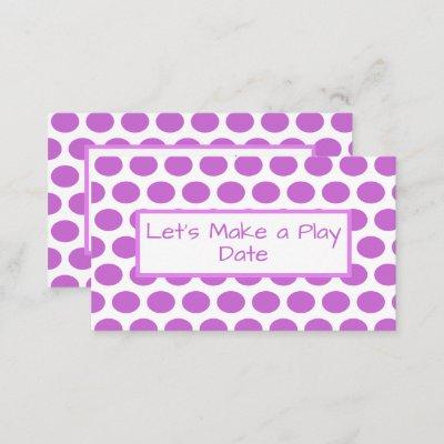 Child's Play Date Polka Dot
