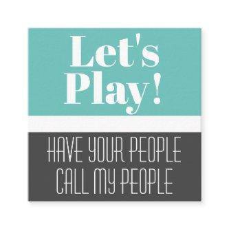 Child's Playdate Card Modern