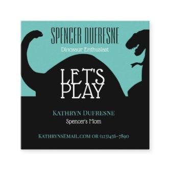 Child's Playdate Dinosaur Square