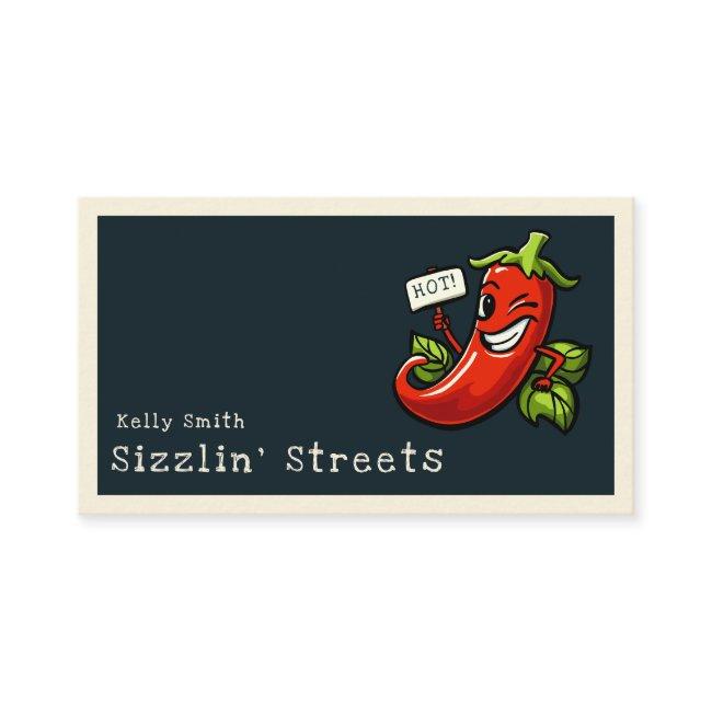 Chilli pepper cartoon character