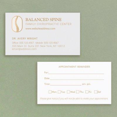 Chiropractic Chiropractor Appointment Reminder