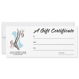 Chiropractic Gift Certificates